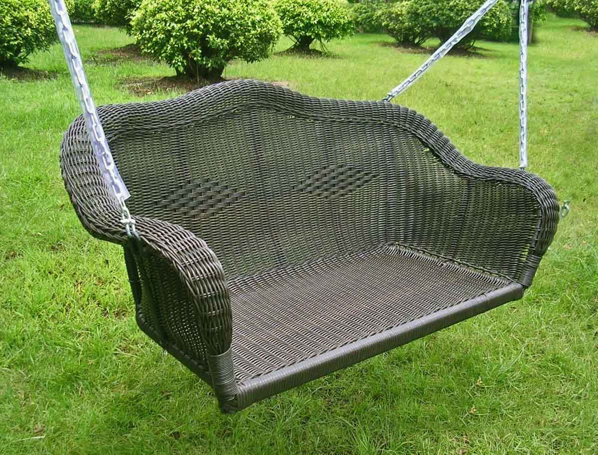 Beachcrest Home Adona 2 Person Porch Swing best porch swings patio