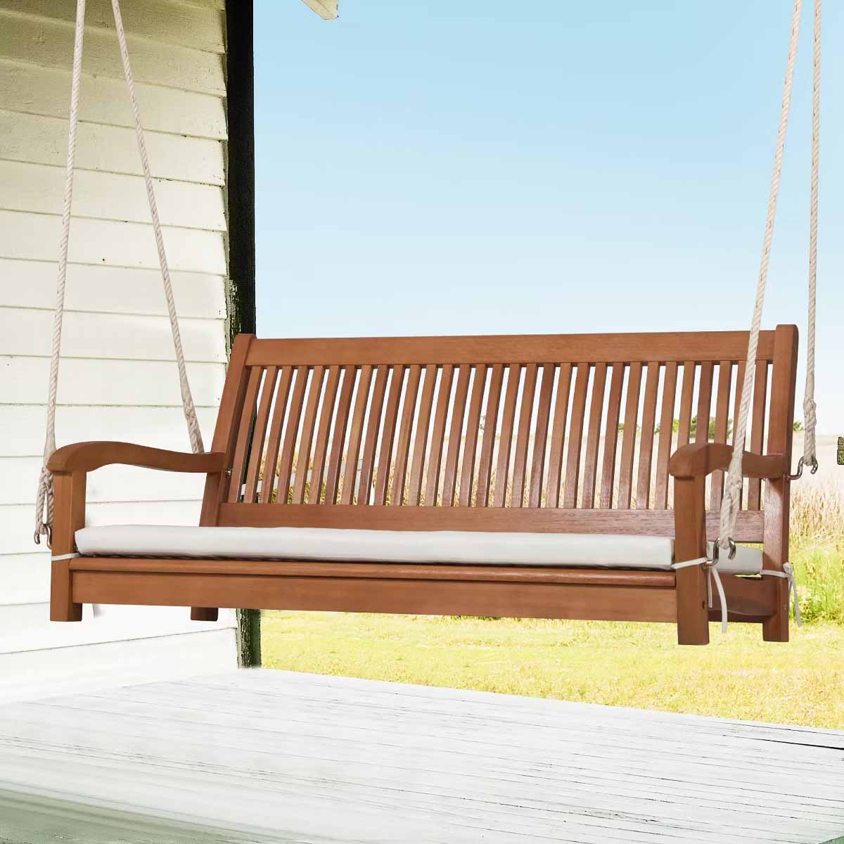 Costway 2-Person Hanging Porch Swing patios