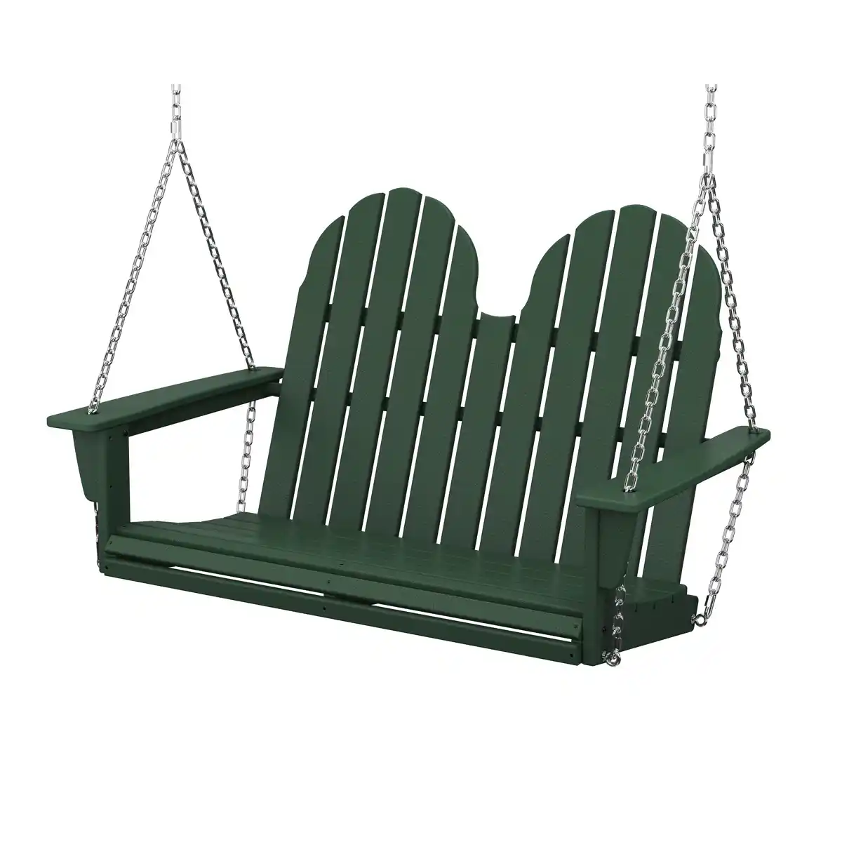 Polywood Vineyard Adirondack 48 Swing Green best porch swings