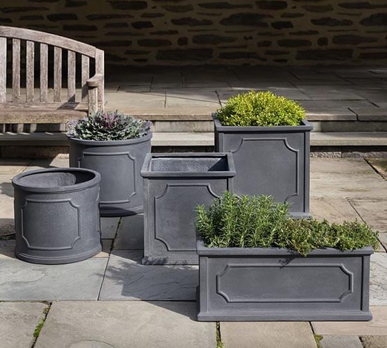 Pottery Barn Birmingham Planter Collection outdoor planters