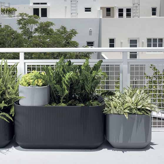 West Elm Mod Planters outdoor planters