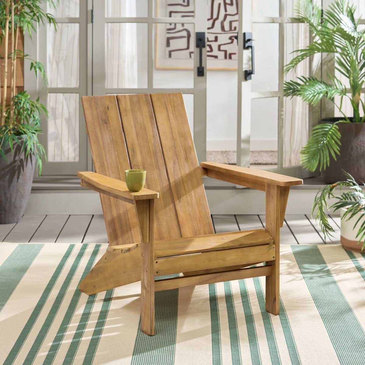 Joss and Main Adirondack Chair Oak best adirondack chairs
