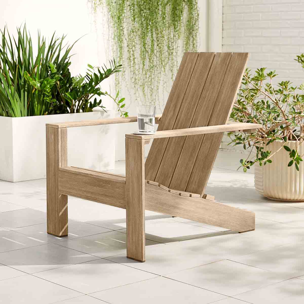 West Elm Portside Outdoor Adirondack Chair best adirondack chairs