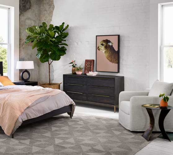 Pottery Barn Braden Reclaimed Wood 6-Drawer Wide Dresser rustic dressers bedroom