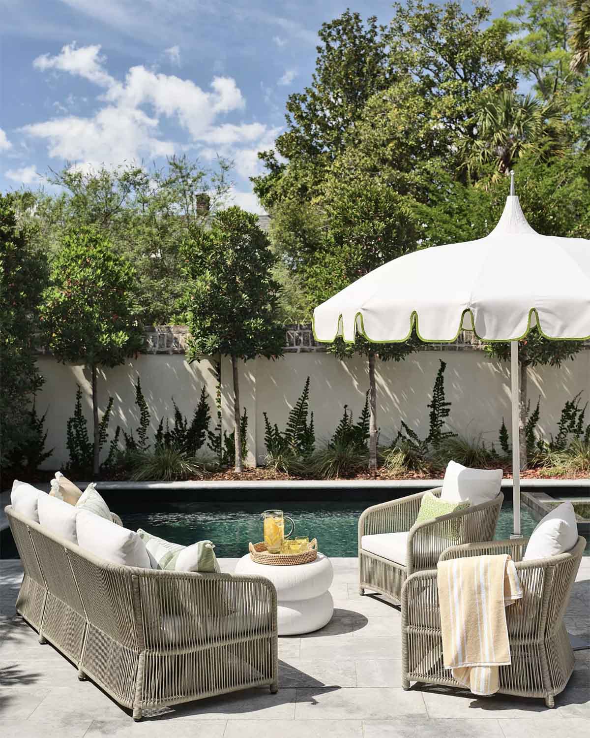 Serena and Lily Malta Lounge Chair best outdoor rope chairs