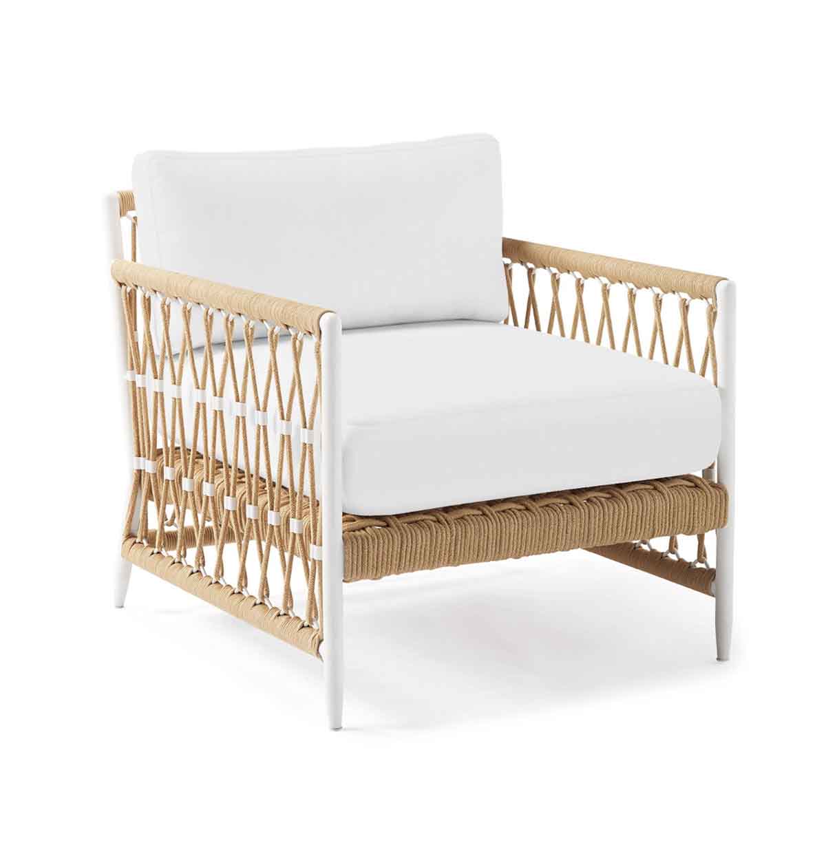 Serena and Lily Salt Creek Lounge Chair - Light Dune best rope chairs