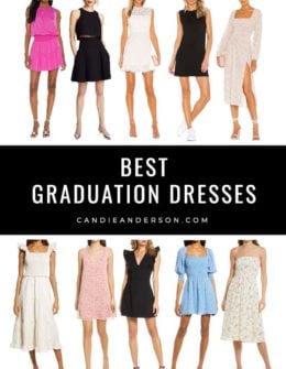 With graduation season upon us, now is a great time to shop for the perfect dress! Style expert, journalist and fashion blogger Candie Anderson of candieanderson.com has the scoop on 20 of the best summer graduation dresses for women in the hottest trends, styles and in every price range.