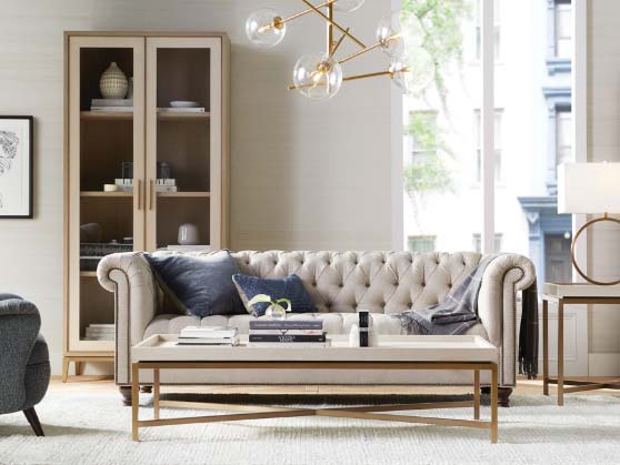 Arhaus berwick sofa upholstered chesterfield sofas