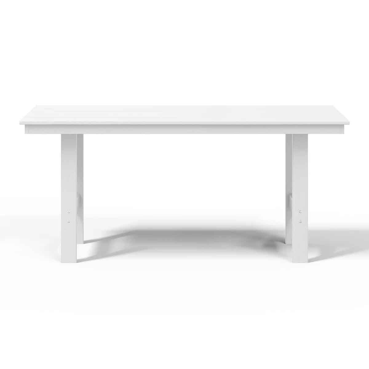 Beachcrest Home 34x66 Rectangular Patio Dining Table White outdoor dining tables best