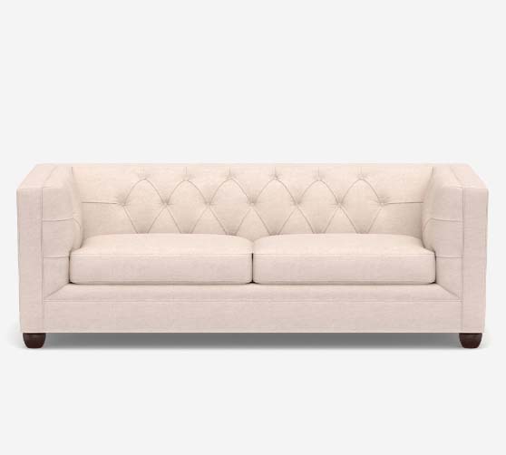 Pottery Barn Chesterfield Square Arm Upholstered Sleeper Sofa upholstered chesterfield sofas