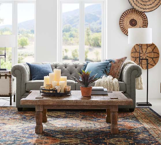 Pottery Barn Chesterfield Upholstered Sofa upholstered chesterfield sofas