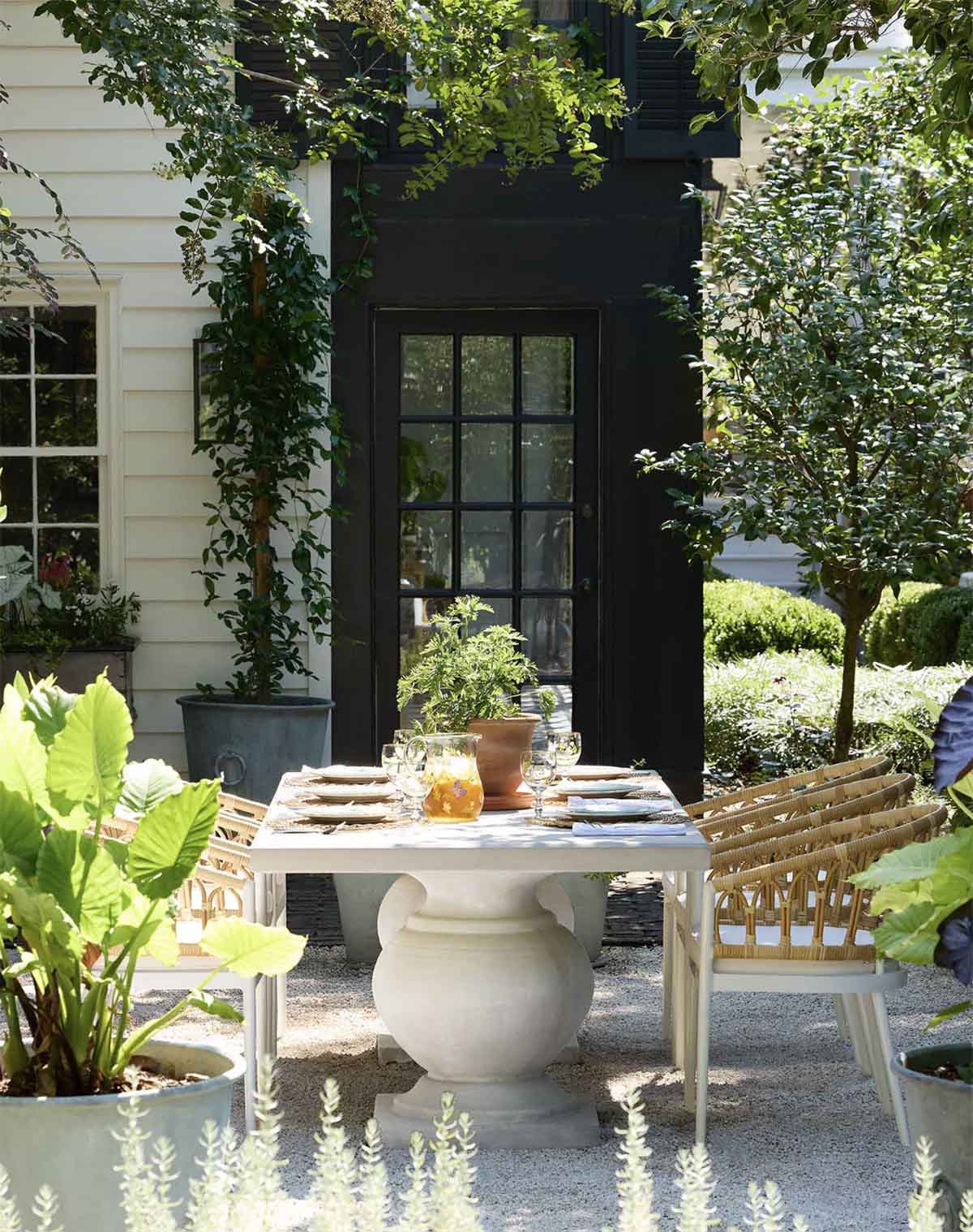 Serena and Lily Terrace Dining Table White outdoor dining tables best