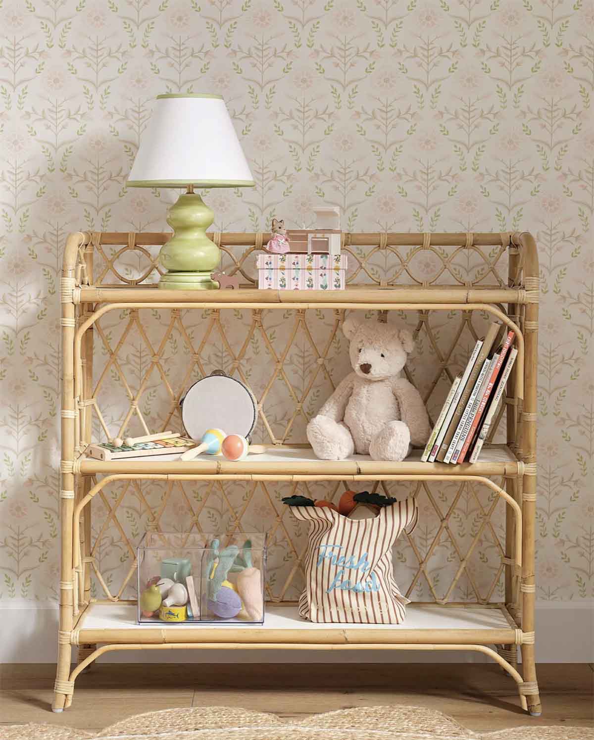 Serena & LIly Willow Low Bookshelf best rattan bookcases bookshelves