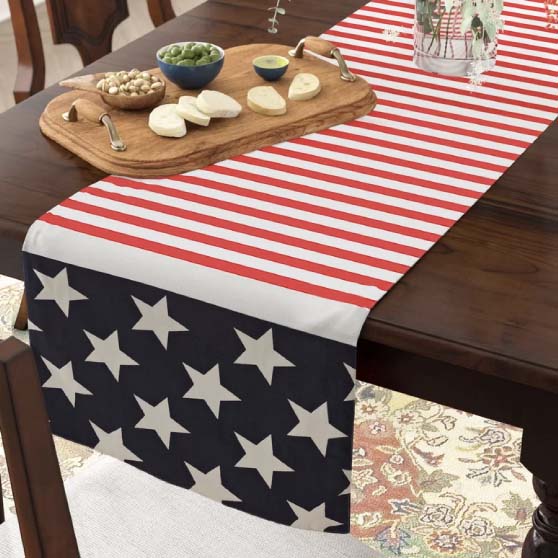 Trinx Chatman Table Runner 4th of july table runners american flag