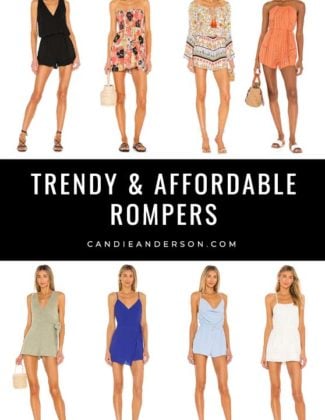 With summer unofficially upon us, style expert, journalist and fashion blogger Candie Anderson of candieanderson.com has the scoop on 25 trendy and affordable rompers under $100. They're perfect for a variety of occasions from Father's Day to backyard barbecues, bridal showers, baby showers, wedding guest season, birthday celebrations and more!