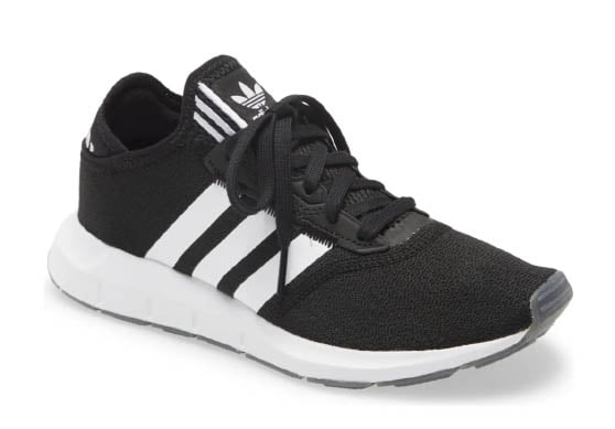 Adidas Swift Run X Sneaker Core Black White Silver nordstrom anniversary sale