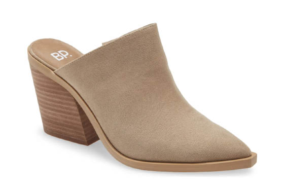 BP Hailey Western Mule Taupe nordstrom anniversary sale