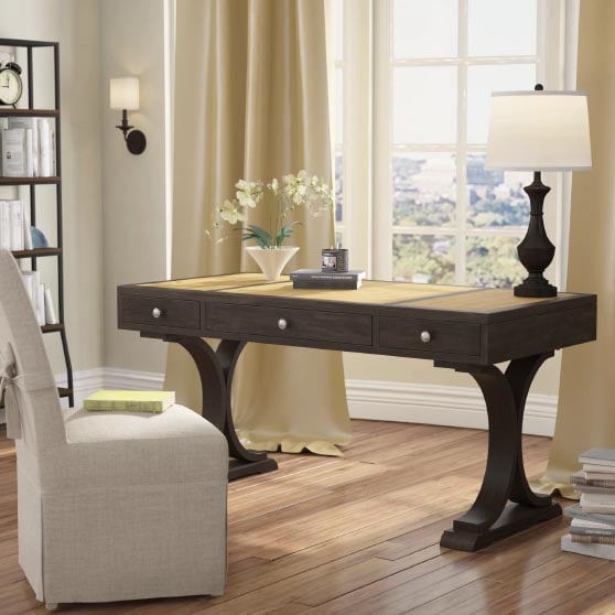 Hooker Furniture South Park Keyboard Tray Solid Wood Desk rustic desks