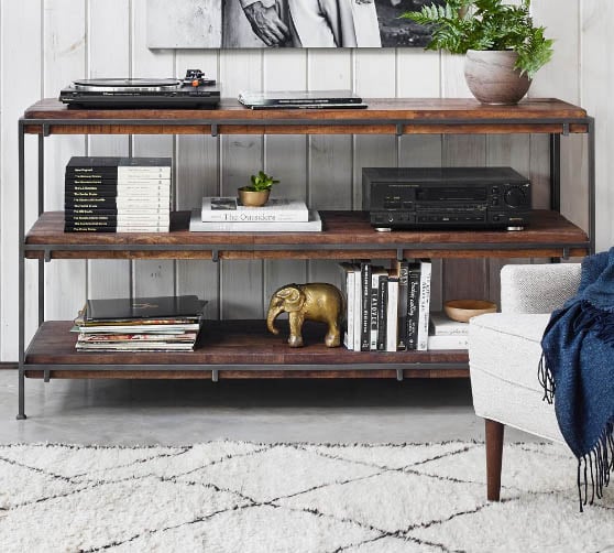 Pottery Barn Barton 60" Media Console industrial media consoles