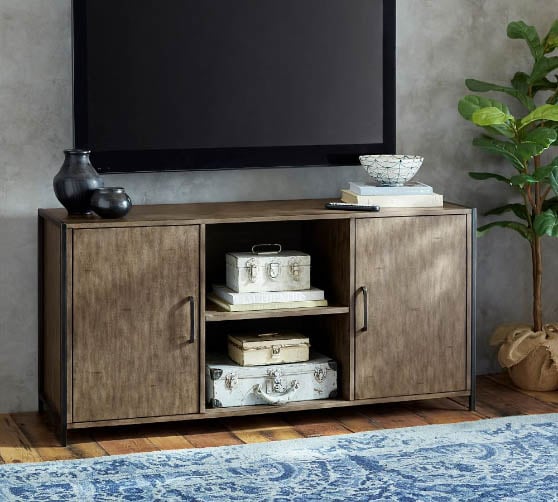 Pottery Barn Ramsey 59.5" Media Console industrial media consoles