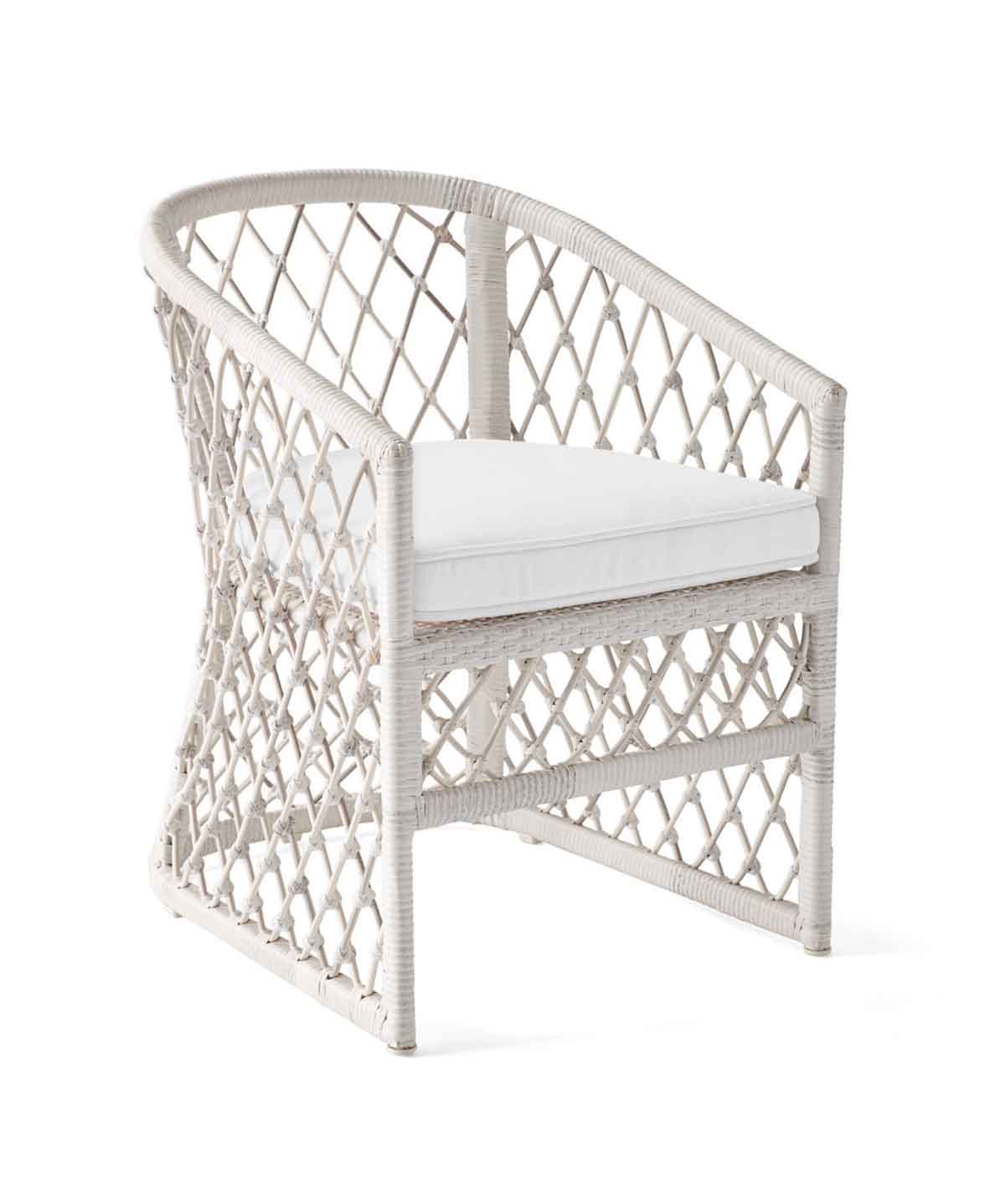 Serena & Lily Capistrano Dining Chair best outdoor wicker dining chairs 
