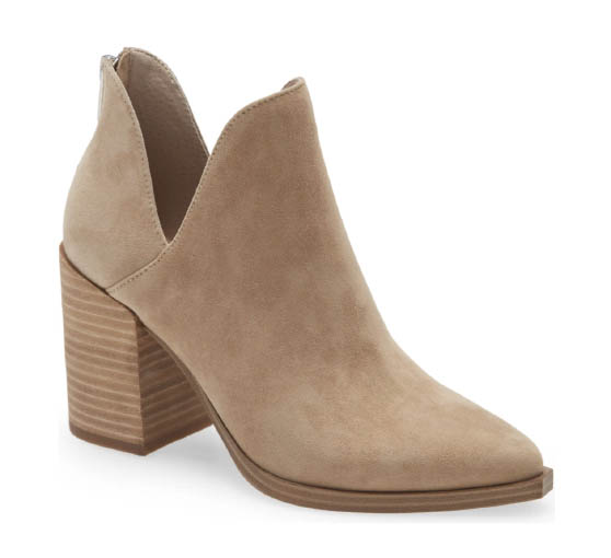 Steve Madden Cedar Bootie Tan Suede nordstrom anniversary sale
