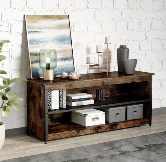 Trent Austin Design Almaraz TV Stand industrial media consoles