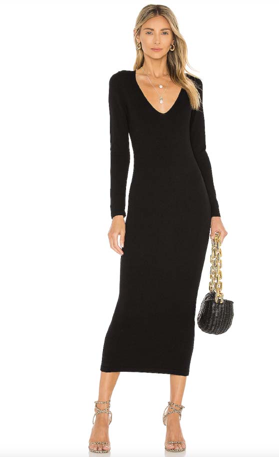 L'Academie Deena Maxi Dress Black casual maxi dresses