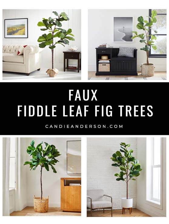 24 Best Faux Fiddle Leaf Fig Trees For Every Room In Your Home Candie