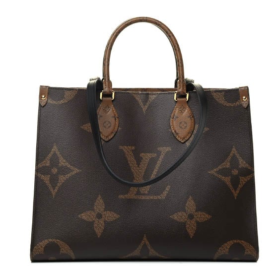 LOUIS VUITTON Reverse Monogram Giant Onthego MM Tote best designer fall totes