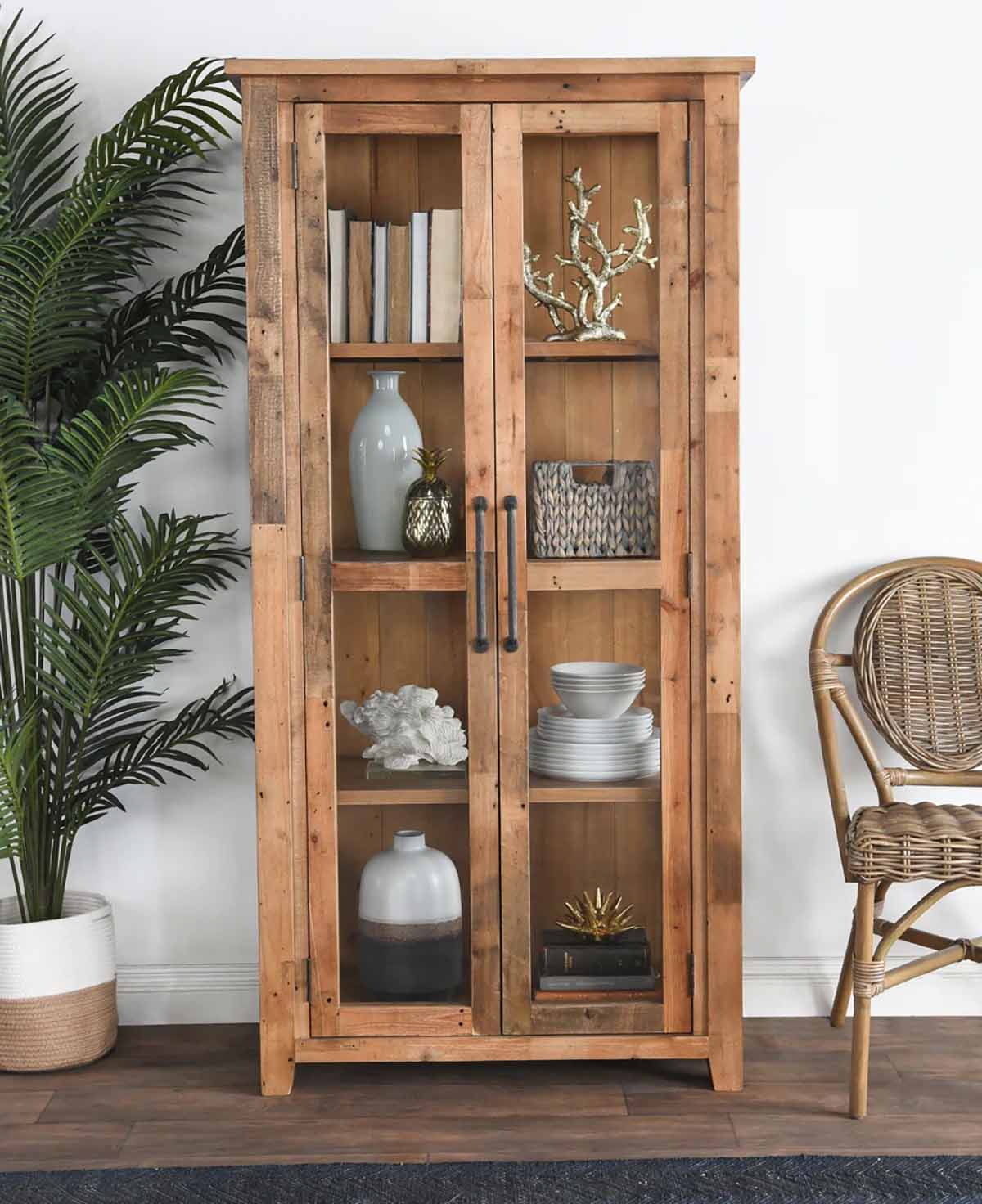 Millwood Pines Bakke Dining Cabinet rustic display cabinets best