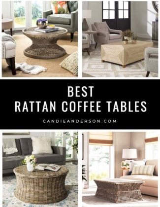 Are you searching for the perfect rattan coffee table for your modern, coastal, traditional or midcentury modern living room? Lifestyle expert, journalist and interior design blogger Candie Anderson of candieanderson.com has the scoop on 20 of the best rattan coffee tables in a wide array of styles and price ranges.