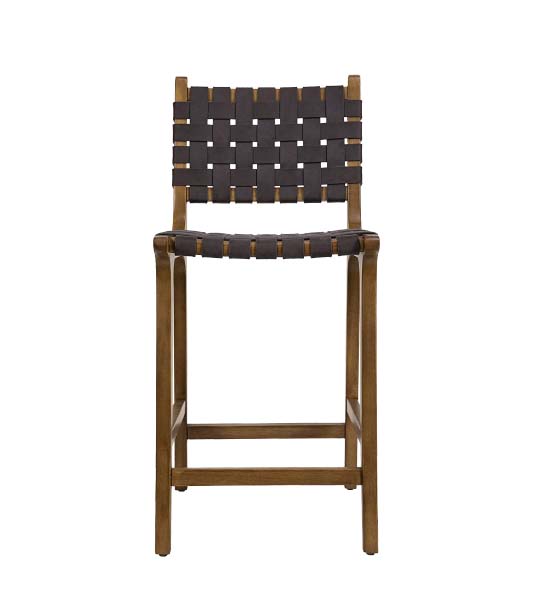 Ball & Cast Faux Leather Strap Counter Stool Dark Grey Ball & Cast Faux Leather Strap Counter Stool Dark Grey best woven leather counter stools