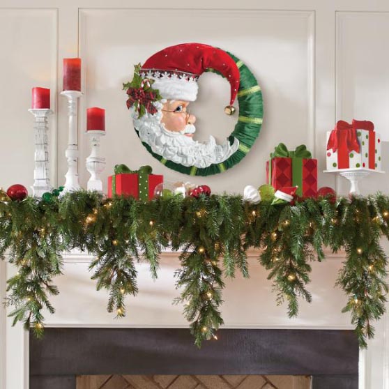 Grandin Road 6' Cascading Christmas Garland best christmas garlands with lights