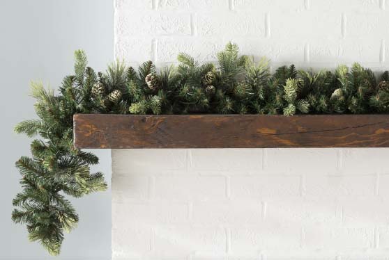 Greyleigh 9' Pre-Lit Garland with 100 Warm Clear/White Lights best christmas garlands with lights