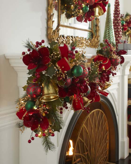 Neiman Marcus Classic Christmas 6' Prelit Garland best christmas garlands with lights