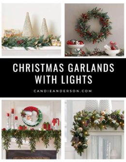 Lifestyle expert, journalist and interior design blogger Candie Anderson of candieanderson.com has the scoop on 20 of the best Christmas garlands with lights. They'll look great above your fireplace mantel, around your front door, adorning your dining table, in your home office and more.