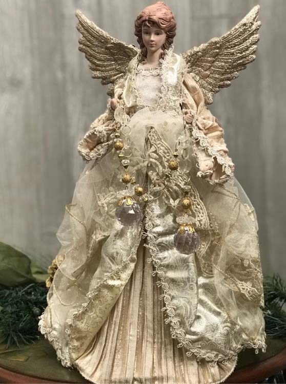 Astoria Grand Gilded Angel Tree Topper best christmas tree toppers