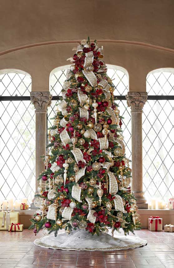 Balsam Hill Artificial LED Light Biltmore Spruce Tree Candlelight Clear LED best christmas decor sale ornaments