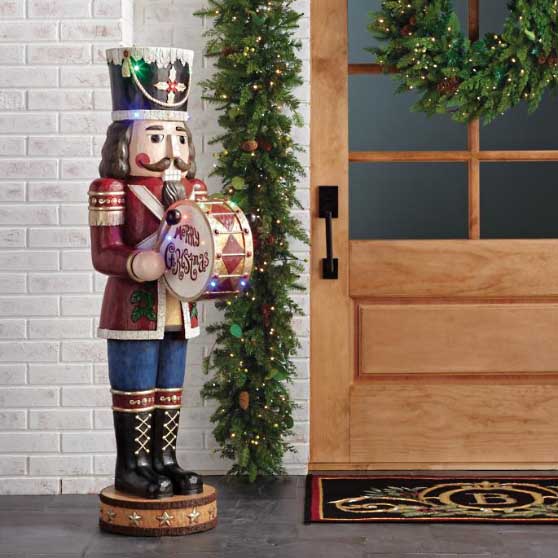 Frontgate Merry Christmas LED Nutcracker best christmas decor sales