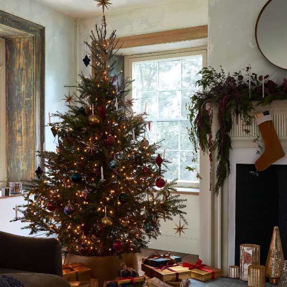 Kraft & Glitter Gem Starburst Tree Topper - Gold best christmas tree toppers