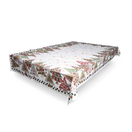 Mackenzie Childs Gingerbread Forest Tablecloth - 58 x 90 christmas tablecloths