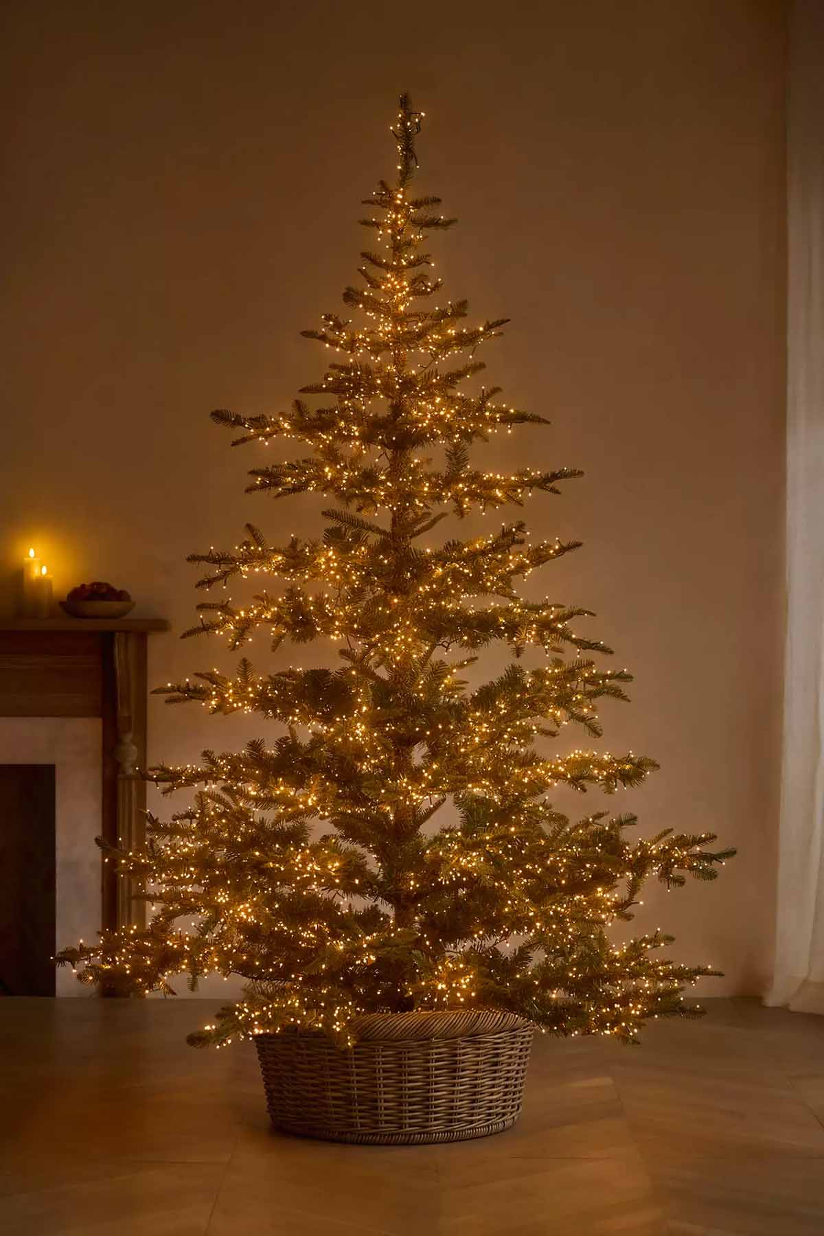 Terrain Artificial Pre-Lit Woodland Fir, 7.5’ best sparse christmas trees