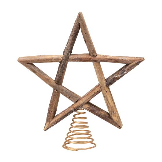 The Holiday Aisle Driftwood Star Tree Topper best christmas tree toppers