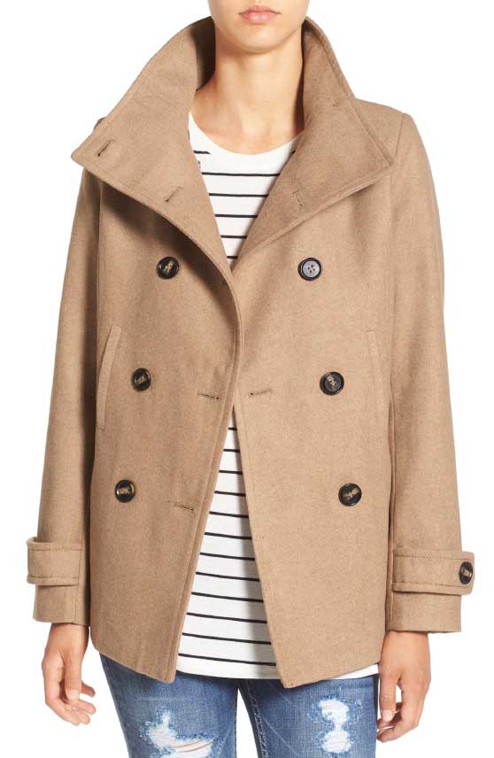 Thread & Supply Double Breasted Peacoat Camel best black friday sale fashion 