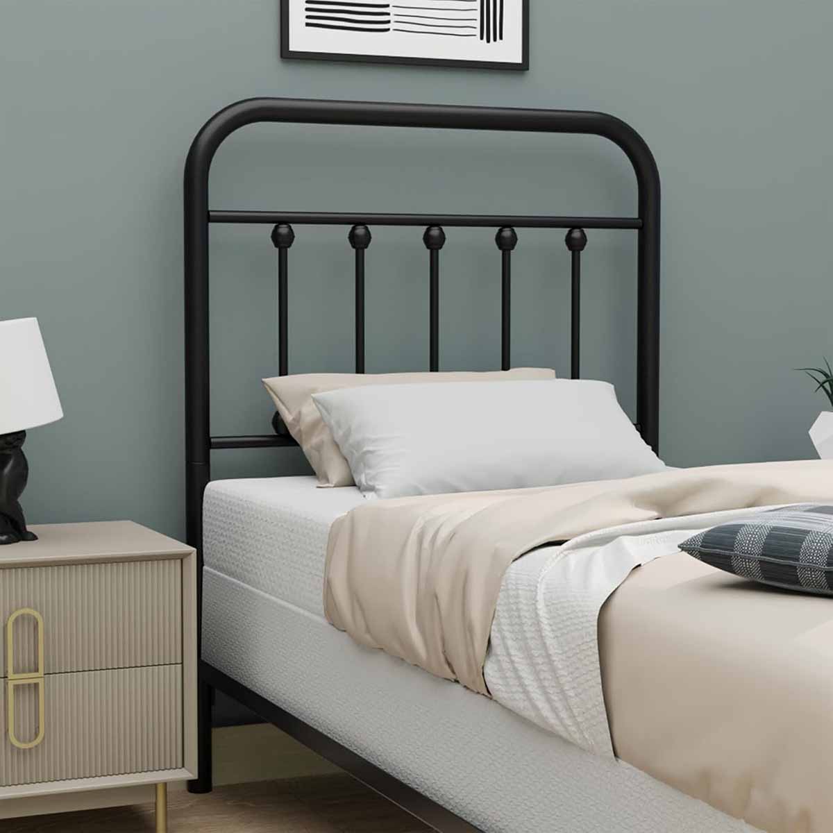 AMBEE21 Golden Gate Vintage Metal Headboard best iron beds