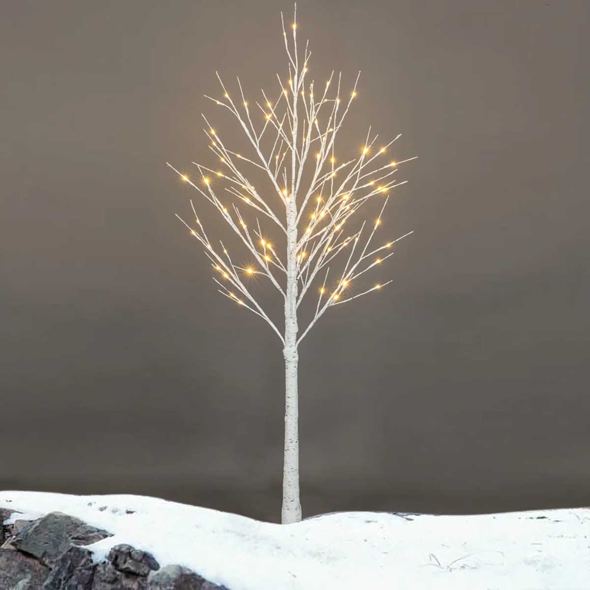 The Holiday Aisle Easy Set-Up 6' Lighted Fir Christmas Tree best faux birch christmas trees