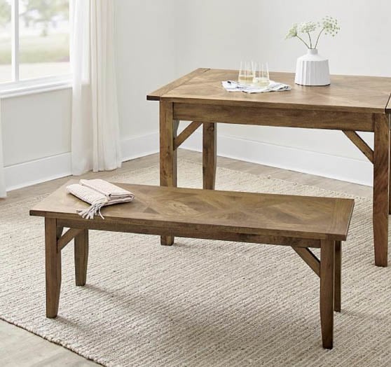 20 Best Rustic Dining Benches You'll Love In Your Dining Room Candie