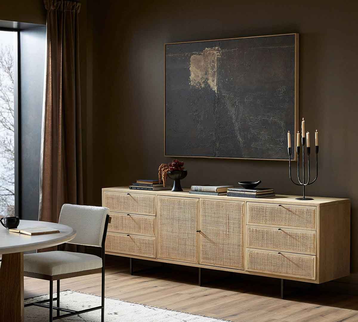 Pottery Barn Dolores Buffet (96") cane sideboards best