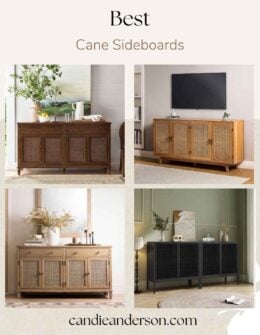 Entertaining expert, journalist and lifestyle blogger Candie Anderson of candieanderson.com shares the 15 best cane sideboards for 2026.